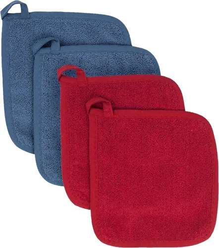 Miniatura 20 de Ritz - Agarradera de rizo y almohadilla resistente al calor, duradero, 100% algodón, diseño ergonómico para un agarre óptimo, fácil cuidado, lavable
