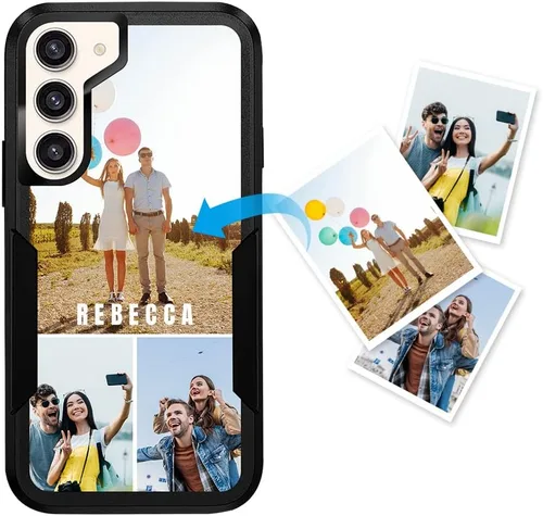 Miniatura 138 de Funda protectora personalizada para Samsung Galaxy S22 Ultra 5G (versión 2022), funda protectora de doble capa resistente con múltiples fotos, a