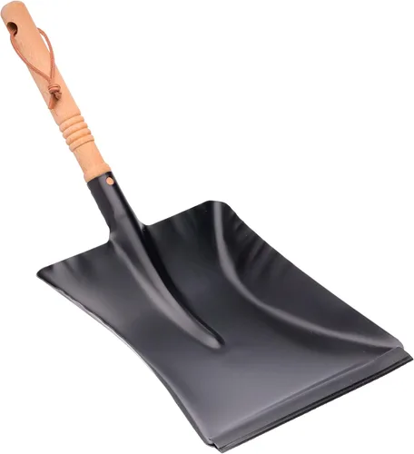 Miniatura 6 de Redecker Sartén para el polvo con mango de madera de haya sin tratar, 17-3/4 pulgadas, acero recubierto de zinc