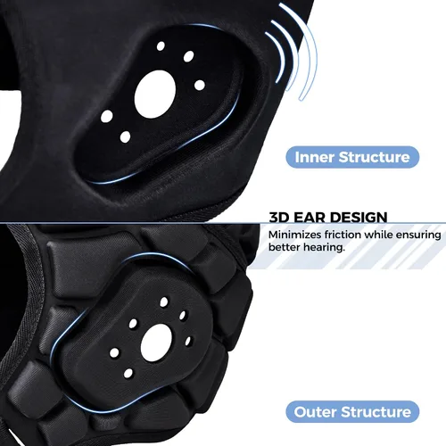 Miniatura 2 de Casco acolchado suave para bandera de fútbol 7v7 rugby ajustable para portero de fútbol para la cabeza, protección de portero deportivo, para niños