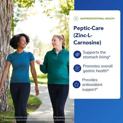Miniatura 3 de Pure Encapsulations Peptic-Care - Zinc-L-Carnosine - Suplemento para la salud intestinal y antioxidante - Apoya la salud gástrica* - Vegano y sin