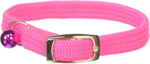Miniatura 17 de Kool Kat Collar de seguridad elástico para gatos con campana, negro, 12 pulgadas