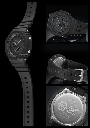 Miniatura 2 de G-shock - Reloj Casio color carbón con protección Ga-2100-1ajf para hombre