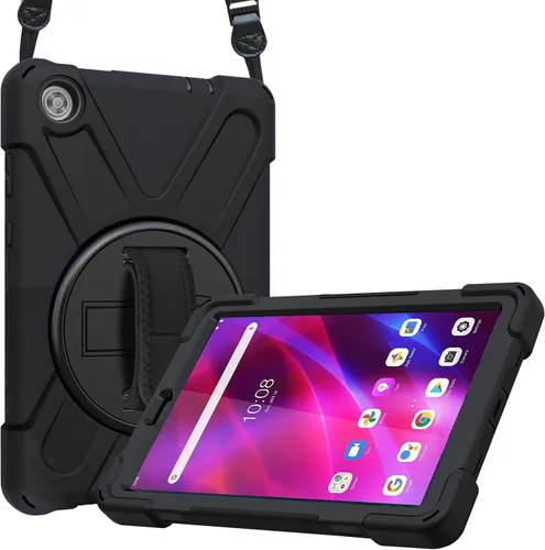 Miniatura 10 de ProCase Funda Lenovo Tab K10 de 10.3 pulgadas 2021 / M10 FHD Plus (2ª generación 2020), resistente a prueba de golpes, con soporte giratorio