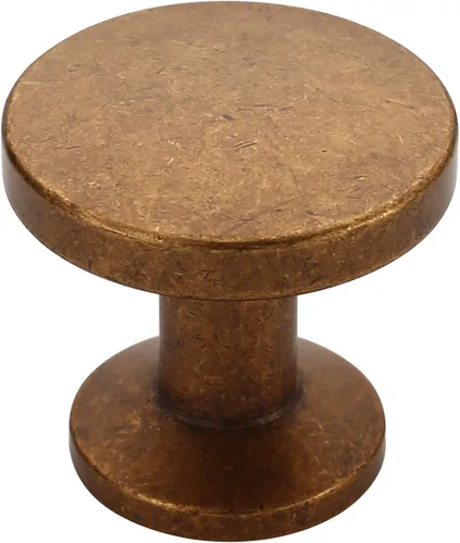 Miniatura 15 de Alzassbg Paquete de 10 pomos de gabinete cromados pulidos, 1.1 pulgadas (1.181 in) de diámetro, accesorios para pomos de gabinete redondos