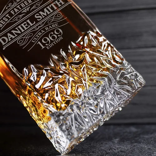 Miniatura 4 de Juego de decantador de whisky personalizado – Juego de regalo de licor personalizado de 5 piezas con 4 vasos y decantador grabado – 27.1 fl oz