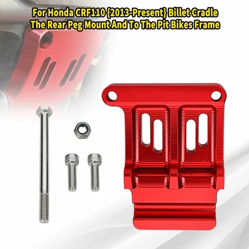 Miniatura 7 de Canitu Kit de soporte de bastidor, soporte de marco de aluminio Billet de alta resistencia, soportes de clavija trasera para bicicleta, adaptador