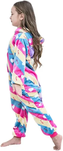 Miniatura 51 de Pijama de unicornio unisex para niños, enteritos para disfraz, Halloween