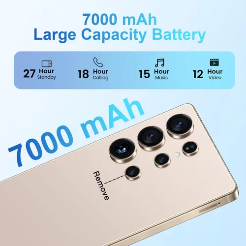 Miniatura 4 de Fadnou I25 Ultra Teléfono Celular Desbloqueado, Bolígrafo Integrado, Batería de Smartphone 7000mAh, Pantalla HD de 6.99", Teléfonos Desbloqueados