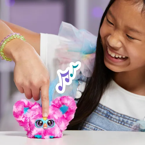 Miniatura 6 de Furby Furblets Dah-Tee Mini Friend, más de 45 sonidos, música country, solo habla furbish, juguetes de peluche electrónicos para niñas y niños
