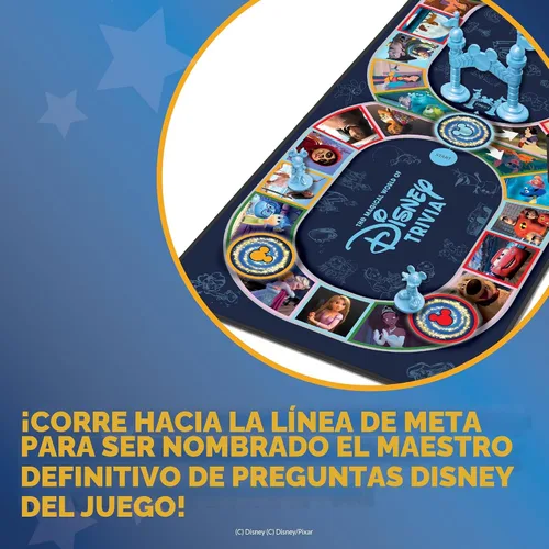 Miniatura 6 de El Mundo Mágico de Juegos de Trivia de Disney – Juegos de Mesa para la Noche Familiar, Juego de Mesa Multijugador, Juego de Mesa Familiar