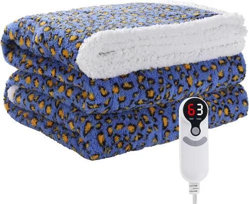 Miniatura 19 de Eydna Manta Eléctrica con Calefacción Tamaño Completo 72"×84" con 6 Niveles de Calefacción y Apagado Automático de 1-10 Horas, Manta con Calefacción