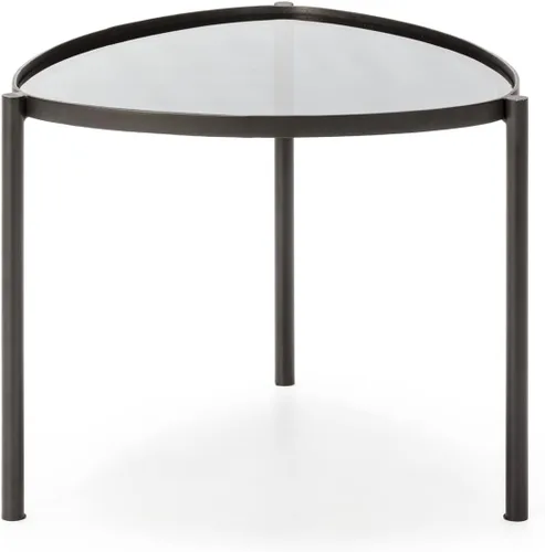 Miniatura 2 de Mesa Auxiliar 61 x 59 x 46 Metal/Cristal