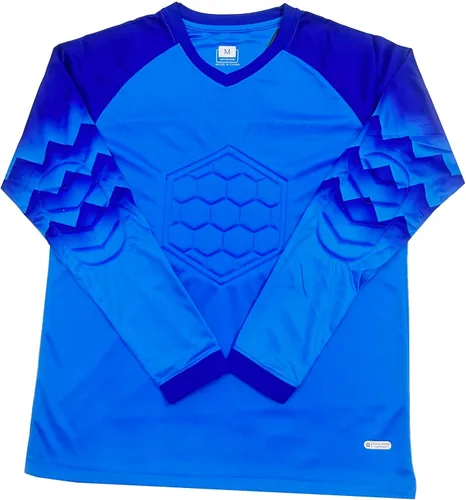 Miniatura 3 de Camiseta de fútbol para niños, uniformes de entrenamiento de equipo de fútbol de gladiador, portero acolchado, camiseta de manga larga