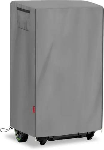 Miniatura 8 de Funda impermeable para cortacésped, ajuste universal para cortadoras de césped inalámbricas plegables de 20 a 21 pulgadas, protector de Negro
