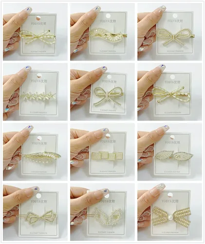 Miniatura 4 de QTMY 20 pinzas para el cabello para mujeres y niñas, regalo sorpresa, caja de joyería, accesorios de moda