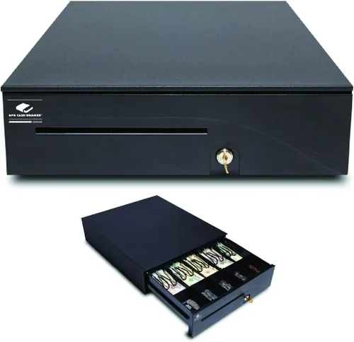 Miniatura 9 de APG Cajón de efectivo de punto de venta de 16 pulgadas resistente Serie 100 T320-1-BL1616 Interfaz MultiPRO 320 con cable CD-101A Impulsado