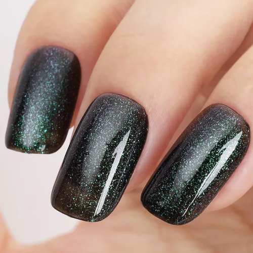 Miniatura 52 de Esmalte de uñas en gel color púrpura oscuro de medianoche - 15ml de esmalte de uñas en gel Jelly color morado negro, color traslúcido