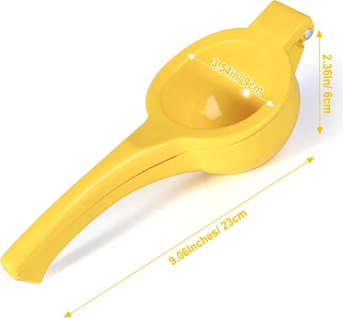Miniatura 6 de TEZZ Exprimidor de cítricos extra grande, exprimidor de ayuda mental de alta calidad para limón, prensa manual de 3.5 pulgadas, exprimidor de jugo