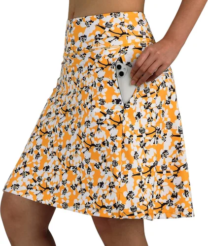Miniatura 77 de ANIVIVO Faldas pantalón para mujer de 20 pulgadas de longitud a la rodilla, faldas deportivas de pickleball para tenis, golf y pickleball
