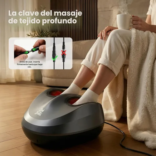Miniatura 8 de BOB AND BRAD Máquina masajeadora de pies con calor y control remoto, se adapta hasta la talla 14, regalos del día del padre para hombres y esposos