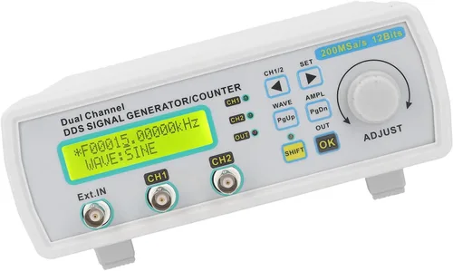 Miniatura 5 de Contador de generador DDS DC5V DDS generador de funciones programables de doble canal Medidor de frecuencia de forma de onda arbitraria