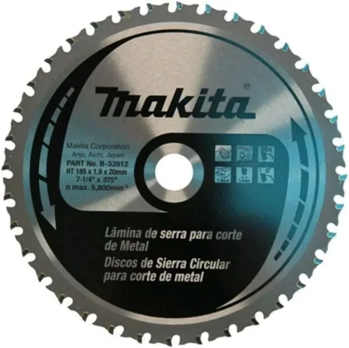 Miniatura 3 de Makita A-96095 Hoja de sierra con punta de carburo 32T de 5-7/8", metal/uso general