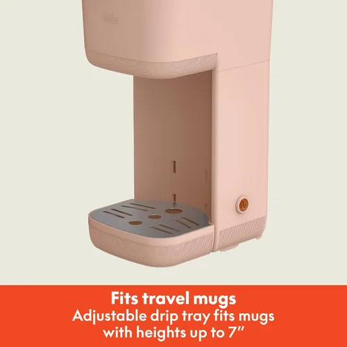 Miniatura 5 de BELLA Cafetera individual, para cápsulas K-Cup y café molido, bandeja de goteo ajustable y removible, apagado automático y accesorios aptos
