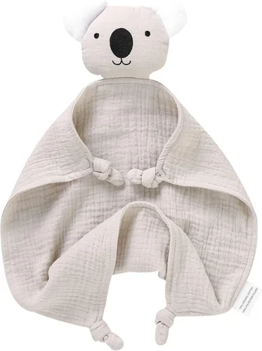Miniatura 2 de LAWKUL Baby Lovey - Mantas de seguridad de muselina de algodón orgánico cómodas y suaves para recién nacidos, niños y niñas, conejito rosa Conejo