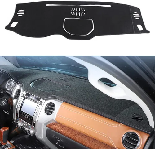 Miniatura 29 de Cubierta de salpicadero para salpicadero, alfombra personalizada para Toyota RAV4 2013 2014 2015 2016 2017 2018 Accesorios antideslizante protector