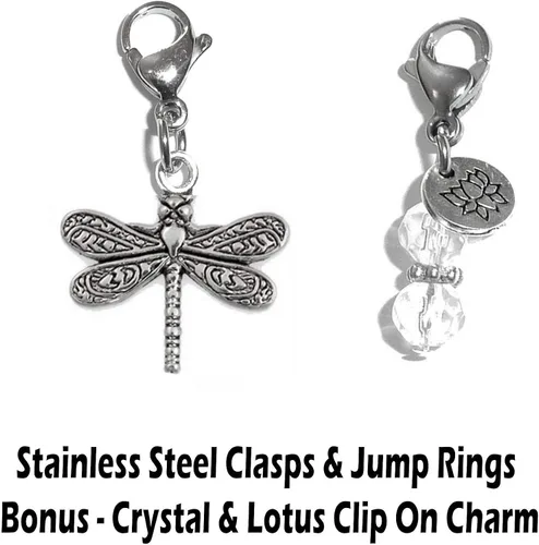 Miniatura 2 de Dije de clip, construye tu propia pulsera, bolso, bolso, mensaje, inspirador, llavero, tirador de cremallera, joyería, Metal