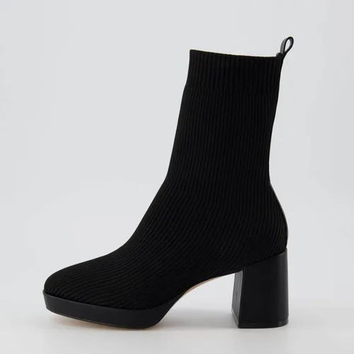 Miniatura 2 de CUSHIONAIRE Botas de tacón Bancroft Stretch para mujer + espuma viscoelástica, anchos disponibles