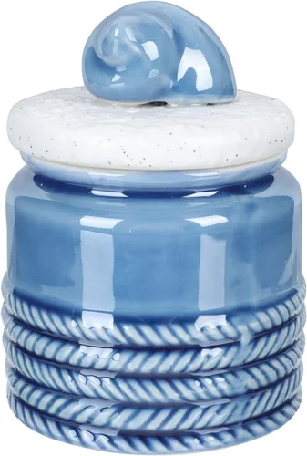 Zerodeko Recipiente de té de cerámica de 4.33 pulgadas hermético para hojas sueltas, té, café, azúcar, organización de cocina, uso doméstico