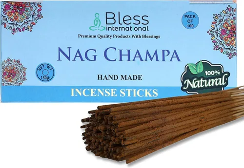 Miniatura 35 de Bless International varillas de incienso 100 % natural hechas a mano, sumergidas a mano, el mejor aroma Incienso y mirra