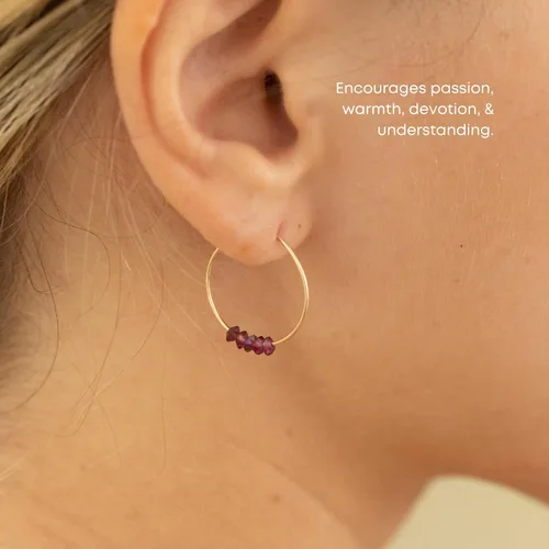 Miniatura 8 de SoulKu Gold Hoop Earrings for Women, 14k Gold Earrings, Delicate Jewelry