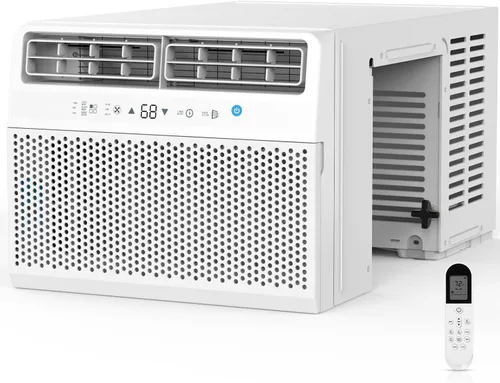 Miniatura 12 de Electactic Aire acondicionado de ventana de 6,000 BTU, unidad de CA tipo ventana con refrigeración, modo seco, 4 velocidades de ventilador