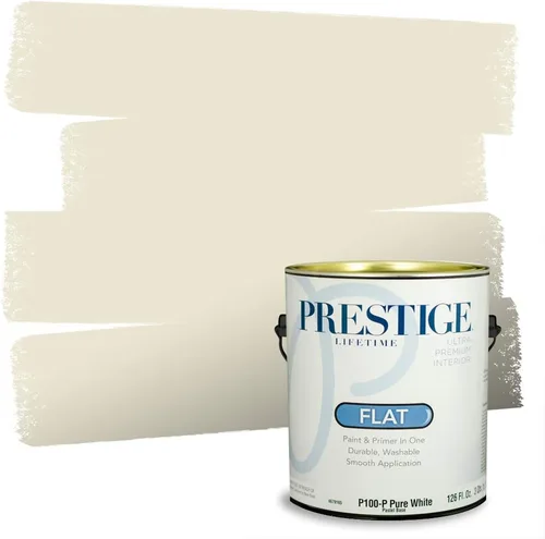 Miniatura 41 de PRESTIGE Paints Exterior Paint and Primer In One, 1-Gallon, Satin, Comparable Match of Benjamin Moore* Royal Linen* 931BM-PCM