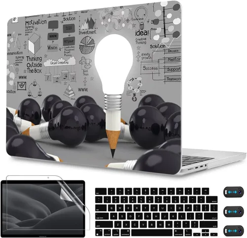 Miniatura 9 de CISSOOK Funda compatible con MacBook Pro de 16 pulgadas 2025 2024 2023 2022 2021 versión A3403 A3186 A2991 A2780 A2485, carcasa rígida para MacBook