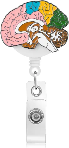 Miniatura 15 de Hanreshe Lindo carrete de insignia de enfermera retráctil con clip de corazón para enfermera, estudiante, médico, tarjetas de identificación