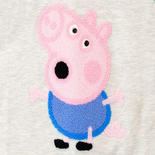 Miniatura 2 de Peppa Pig George Pig - Camiseta de manga larga para niño, Gris