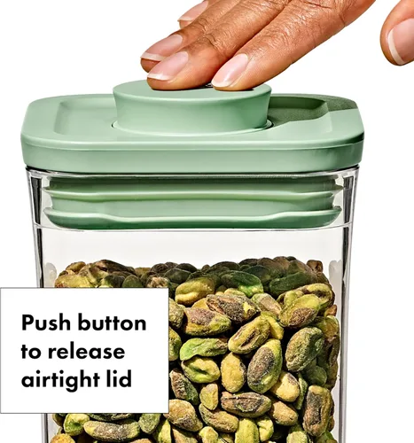 Miniatura 2 de OXO Good Grips juego de 3 piezas de recipientes POP con mini cucharas - Edición limitada color pistacho