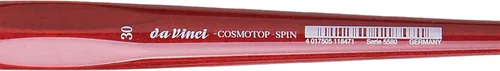 Miniatura 239 de da Vinci Watercolor Series 5580 CosmoTop Spin Pincel de Pintura, Redondo Sintético con Mango Rojo