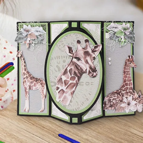 Miniatura 3 de Estivaux Troqueles con Forma de Tarjeta 3D para Hacer Tarjetas, Juegos de Troqueles de Corte de Tarjetas de Regalo de Forma Rectangular, Troqueles