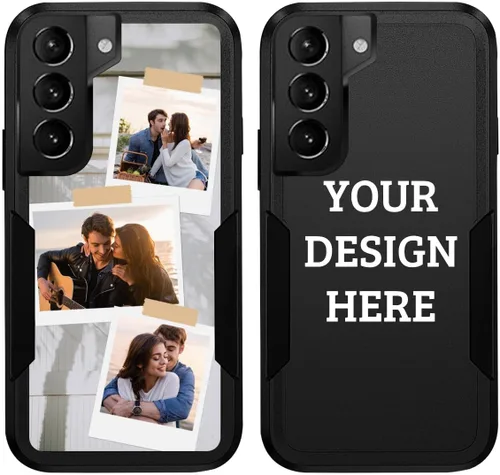 Miniatura 12 de Funda protectora personalizada con foto para Samsung Galaxy S22 Ultra 5G, con imagen, texto, logotipo, [probada en caídas de grado militar], Estilo 1