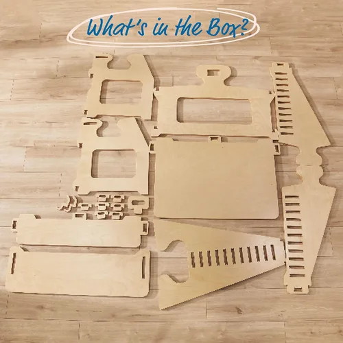 Miniatura 8 de ECR4Kids Grows with Me - Escritorio para sentarse o de pie, muebles para niños, natural