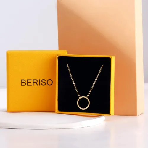 Miniatura 7 de BERISO Delicados collares de perlas para mujer, plata brillante, chapada en oro de 14 quilates, gargantilla de perlas con clip, cadena de caja