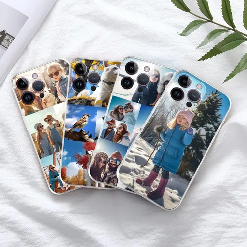 Miniatura 5 de Funda personalizada para iPhone 14, 13, 12, 11 Pro Max Mini Plus XR X Xs, diseña tu propia imagen, funda para fotos, a prueba de arañazos, 1 Foto