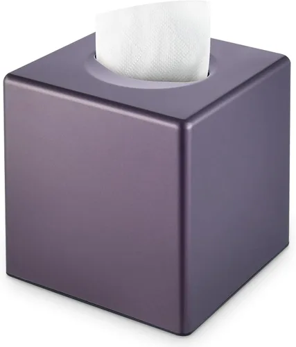Miniatura 12 de Y-in Hand Funda para caja de pañuelos, soporte cuadrado para caja de pañuelos faciales, accesorios de almacenamiento para tocador de baño, encimeras