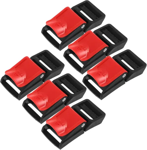 PRETYZOOM 6 hebillas de liberación rápida para motocicleta, reemplazo de hebilla duradera para varios accesorios de motocicleta