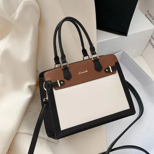 Miniatura 6 de LOVEVOOK Monederos y bolsos para mujer, bolso de hombro, bolso negro y asa superior de piel sintética para damas